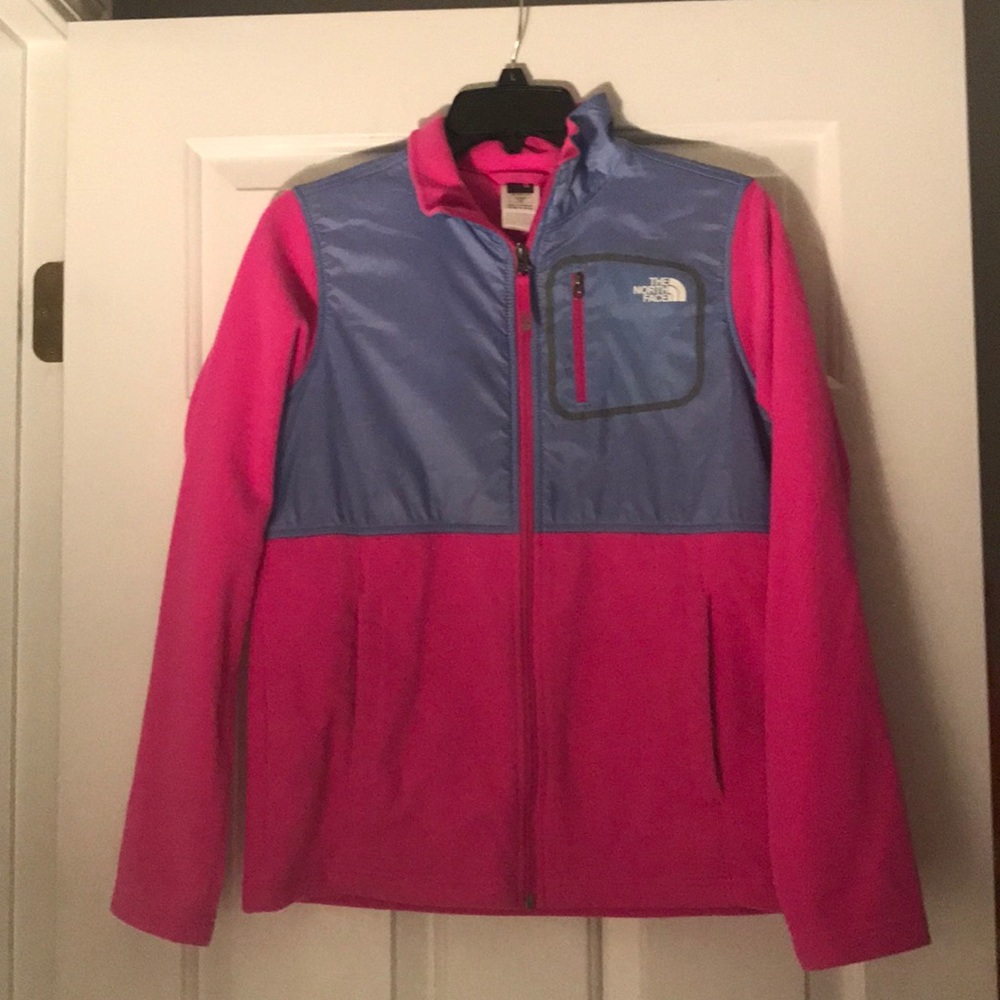 North face fleece zip up